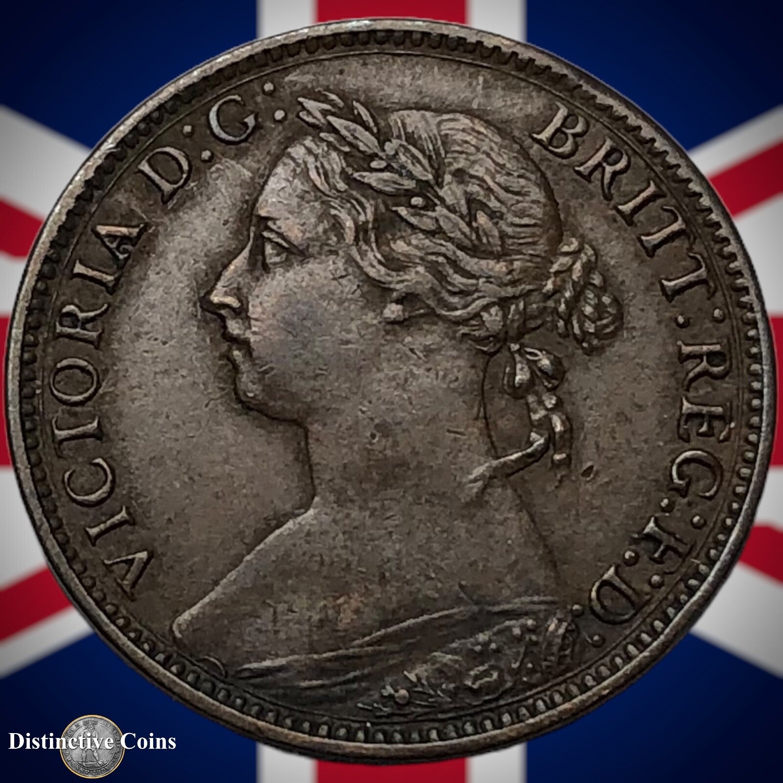 Great Britain 1884 Farthing 1/4d GB4062