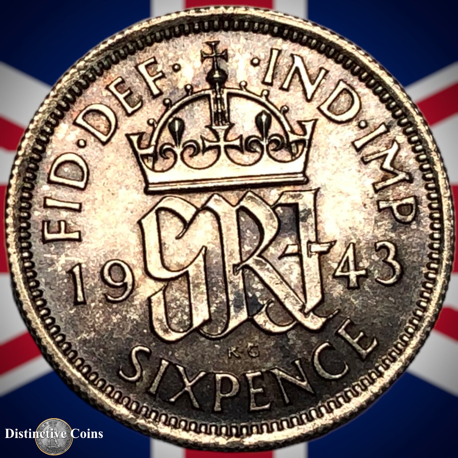 Great Britain 1943 Six Pence GB1736