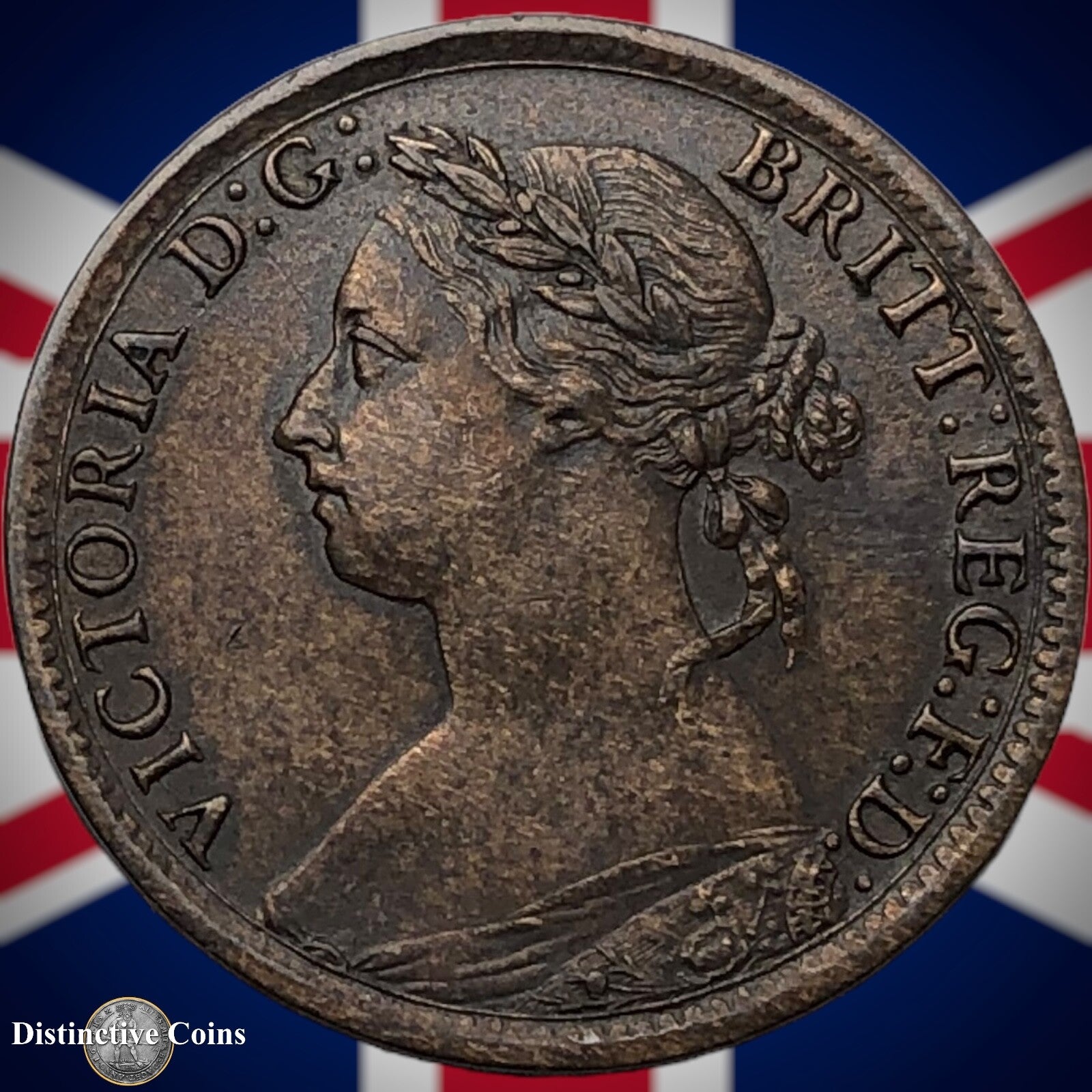 Great Britain 1884 Farthing 1/4d GB4111