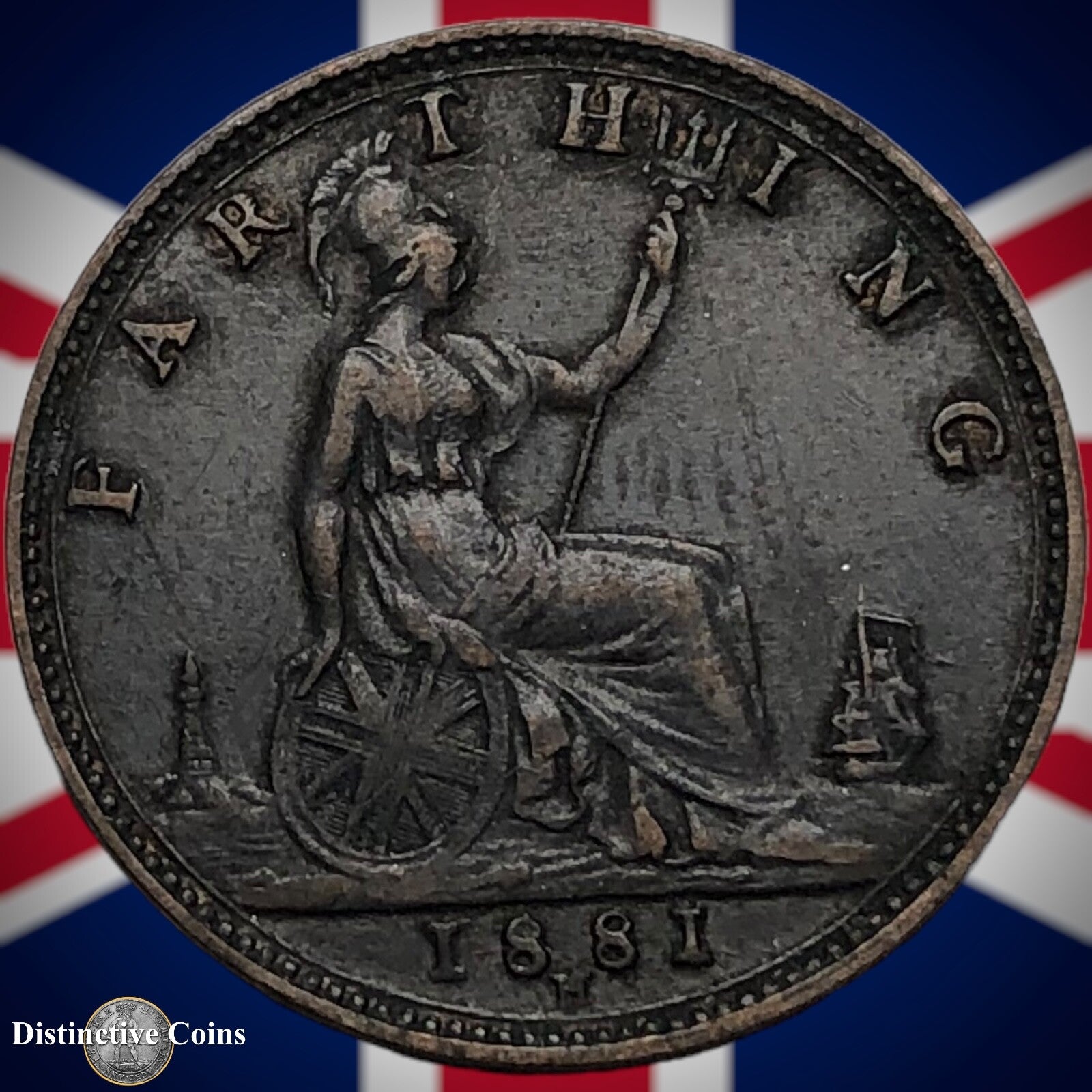 Great Britain 1881 H Farthing 1/4d GB3877