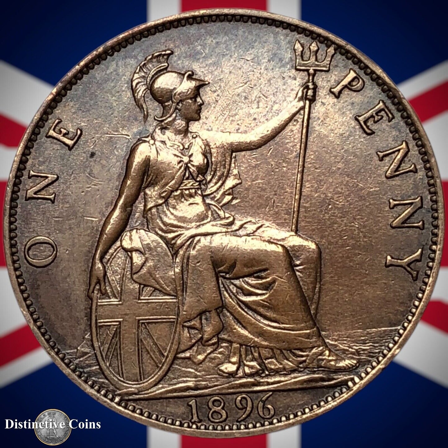 Great Britain 1896 Penny 1d GB6584