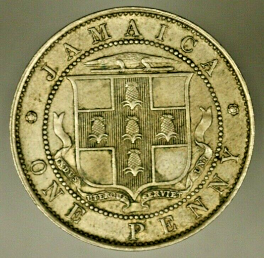 Jamaica Penny 1928  UNC  A1455