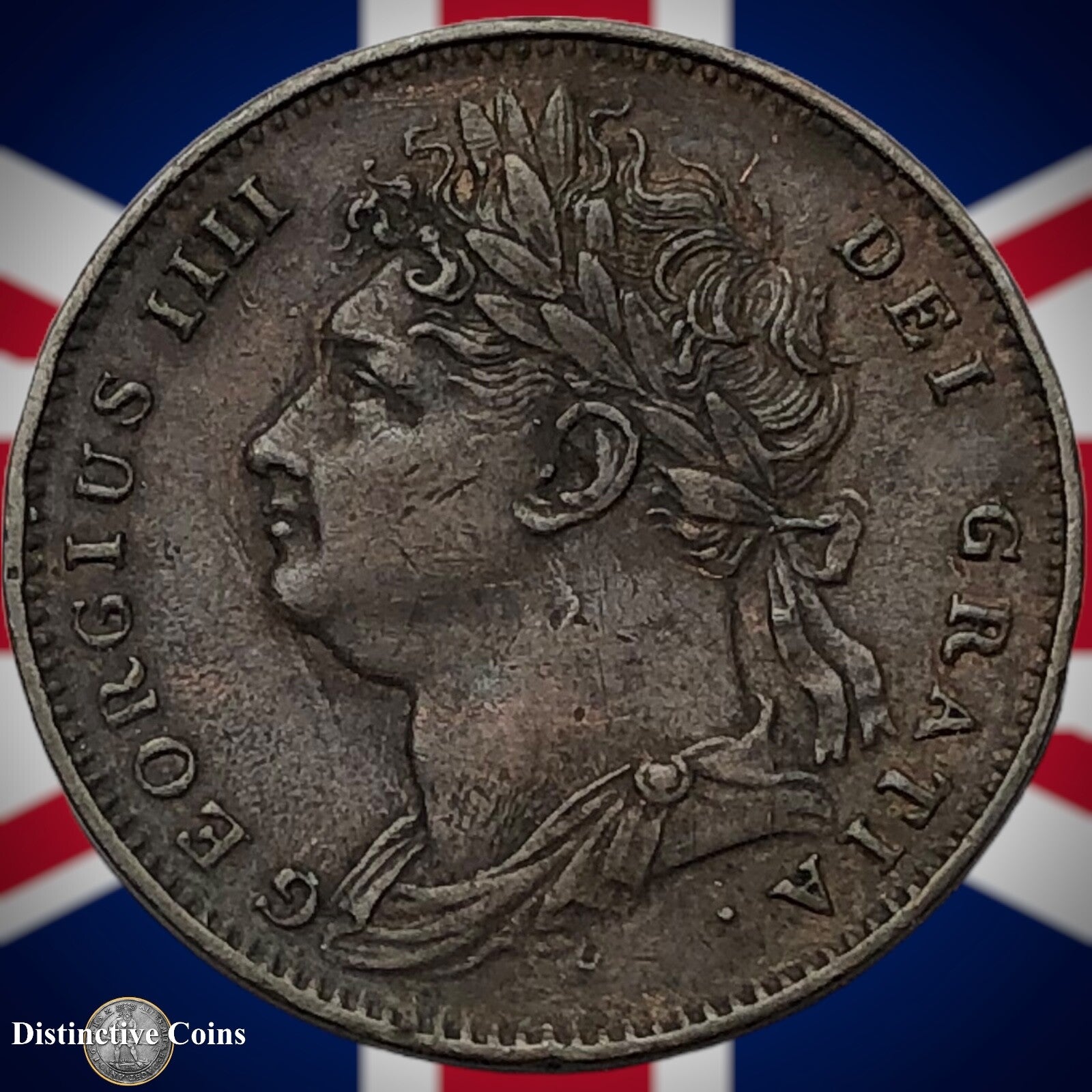Great Britain 1823 Farthing 1/4d GB3273