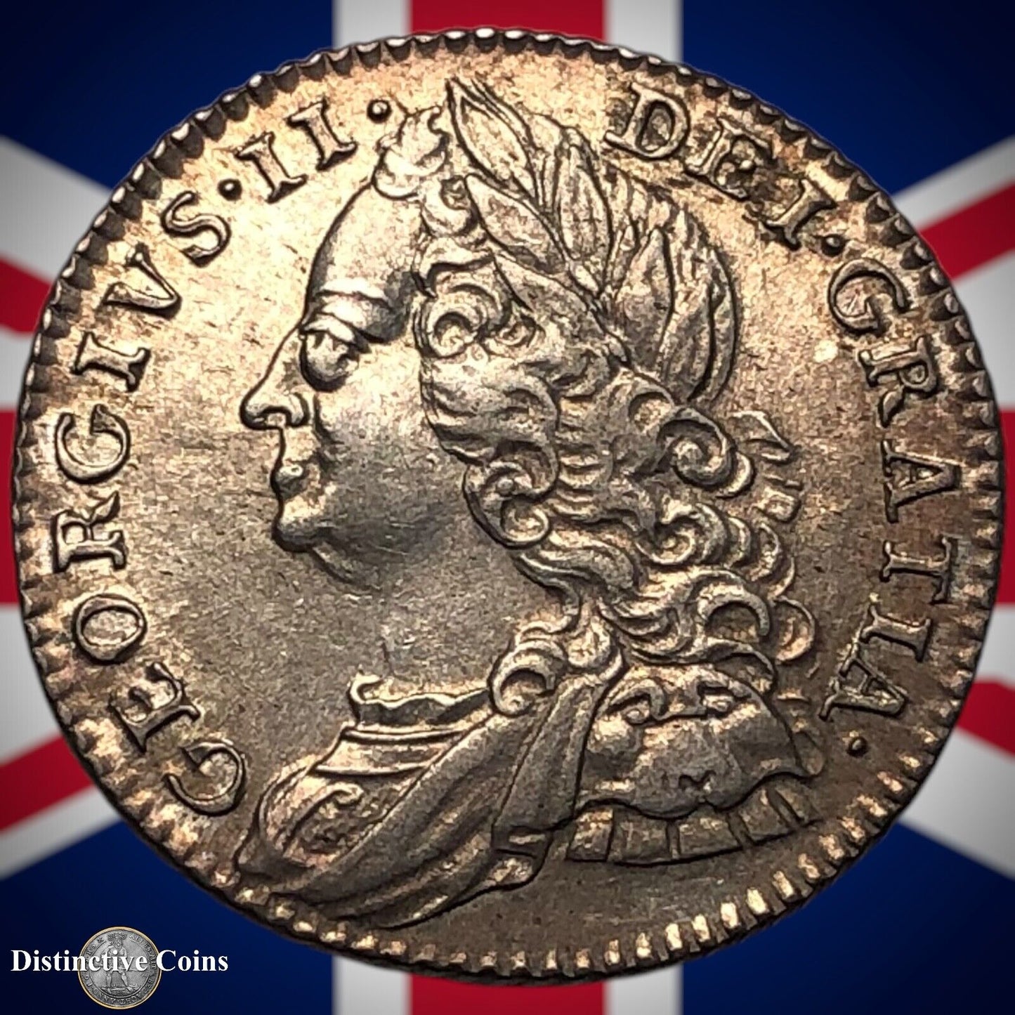 Great Britain 1757 Six Pence 6d GB7381