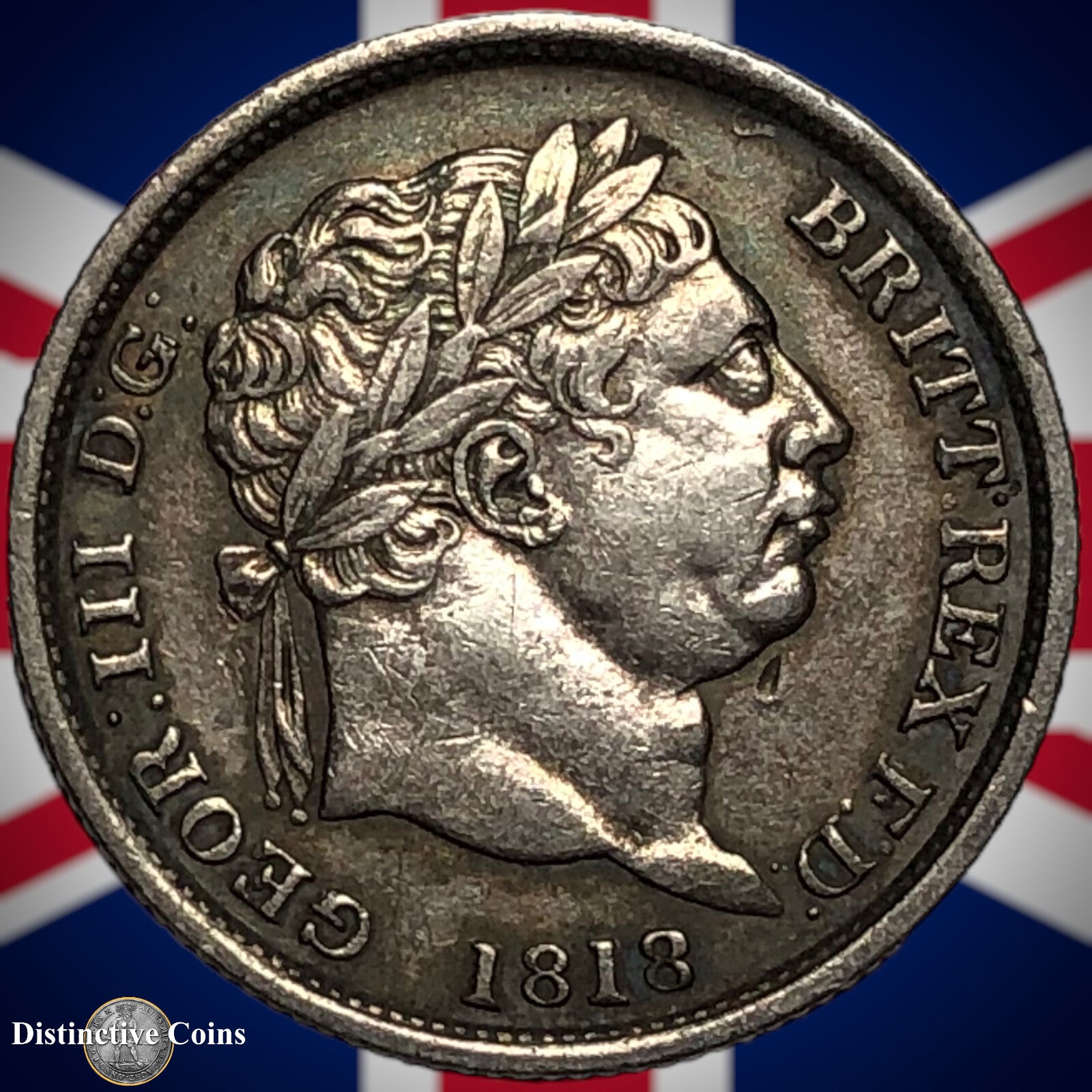 Great Britain 1818 British One Shilling GB0060