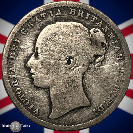 Great Britain 1869 British One Shilling GB0305
