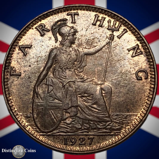 Great Britain 1927 Farthing 1/4d GB4849