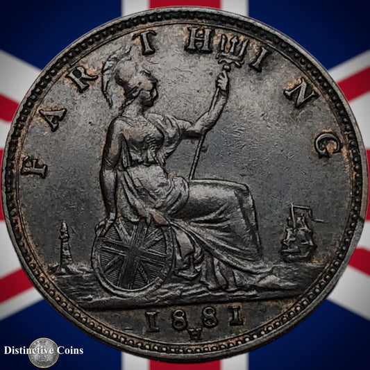 Great Britain 1881 H Farthing 1/4d GB3971