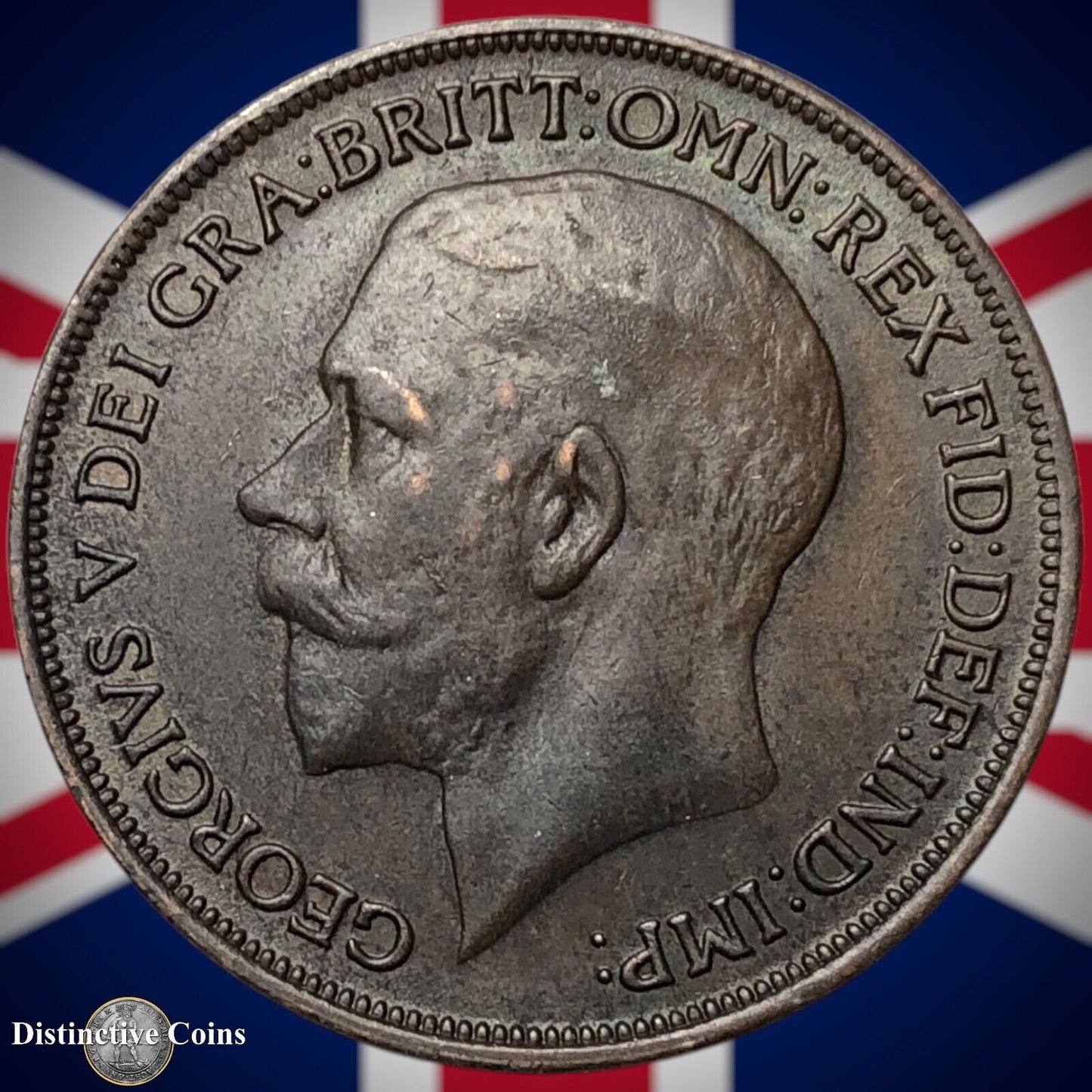 Great Britain 1918 Penny 1d GB6863