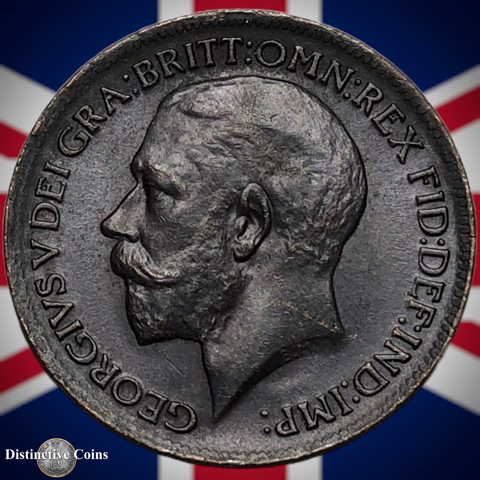 Great Britain 1913 Farthing 1/4d GB4669