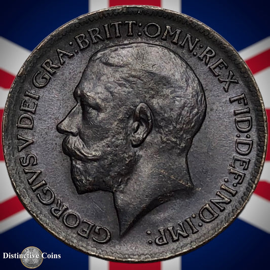 Great Britain 1913 Farthing 1/4d GB4669