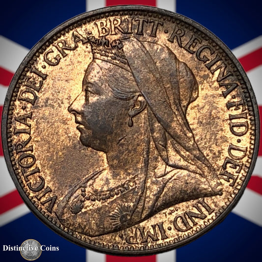 Great Britain 1901 Farthing 1/4d GB4502