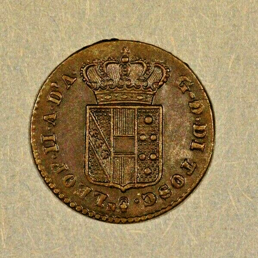 Italian State: Tuscany 1854  Quattrino  A115