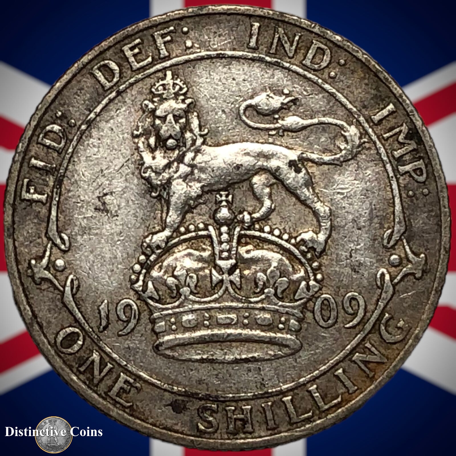 Great Britain 1909 British One Shilling GB0865