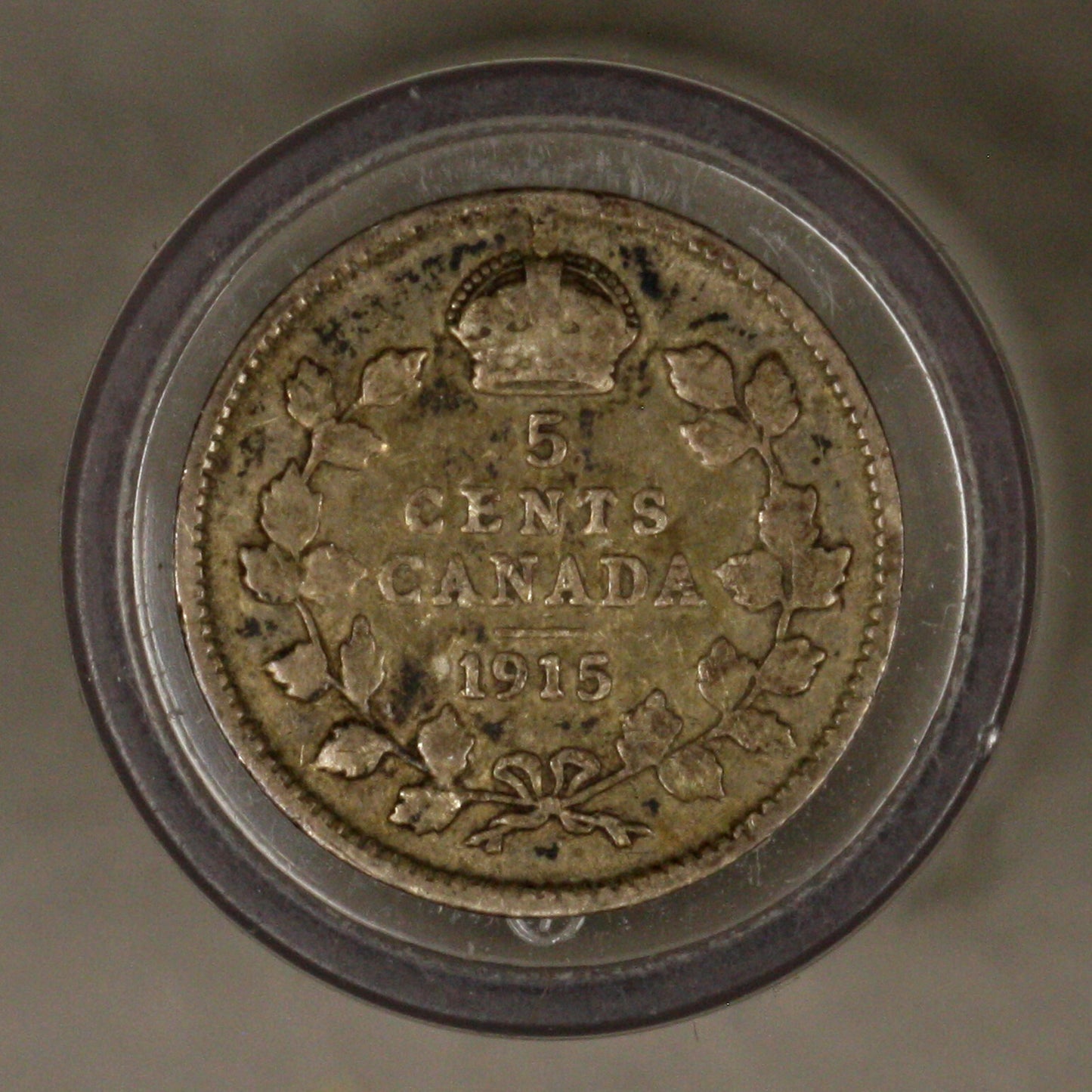 Canada 1915 5 Cents choice vg