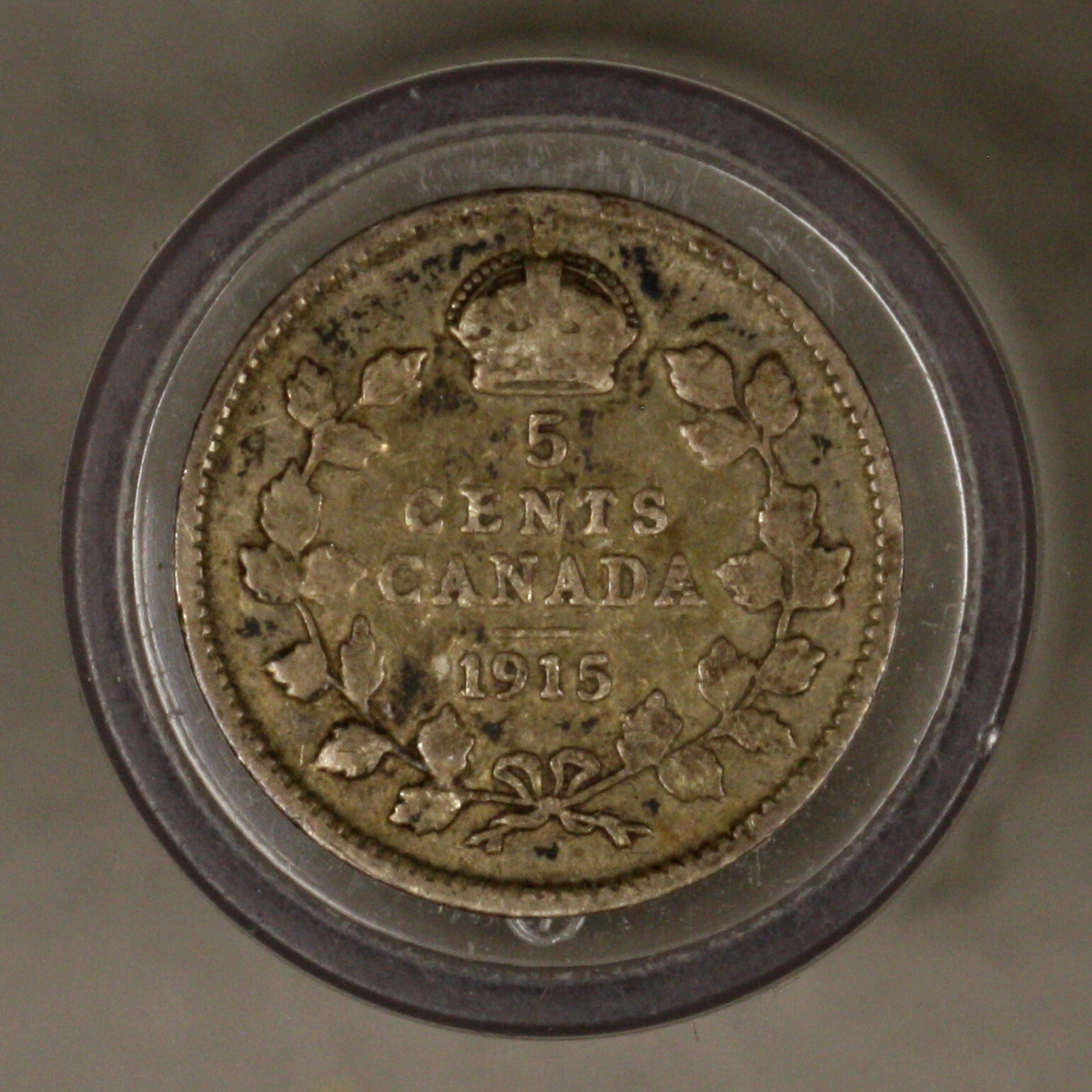 Canada 1915 5 Cents choice vg