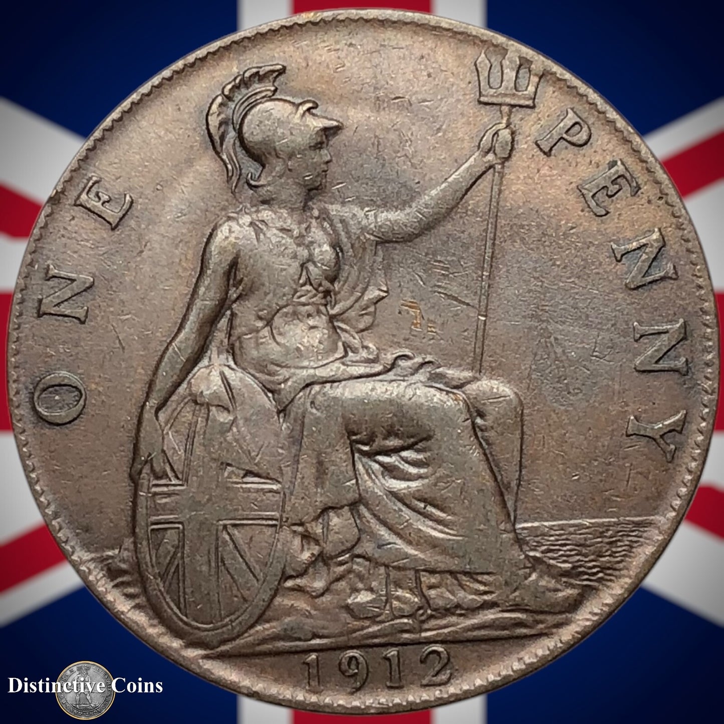 Great Britain 1912 Penny 1d GB6763