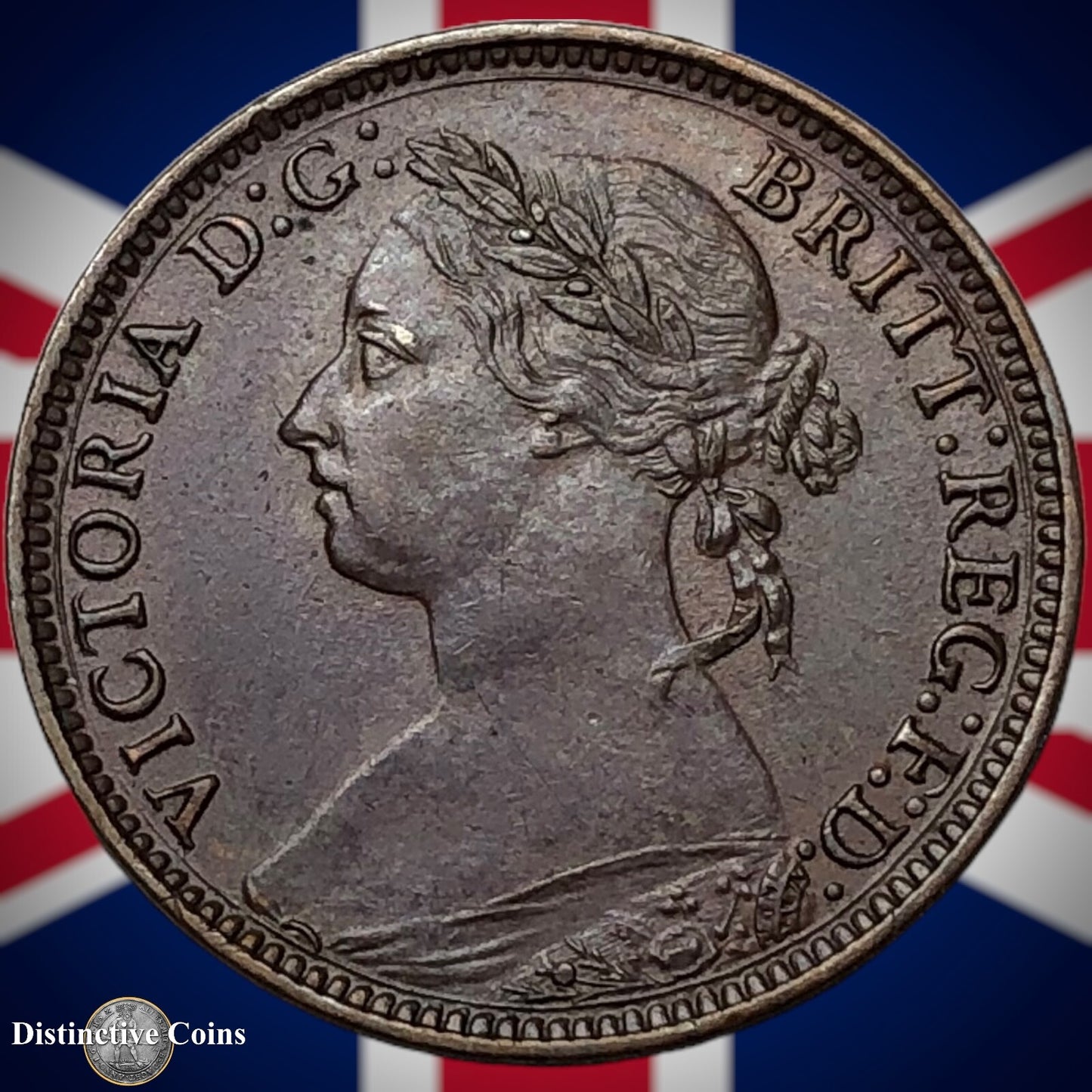 Great Britain 1881 H Farthing 1/4d GB4008