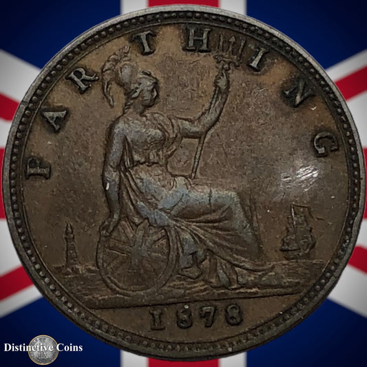Great Britain 1878 Farthing 1/4d GB3785
