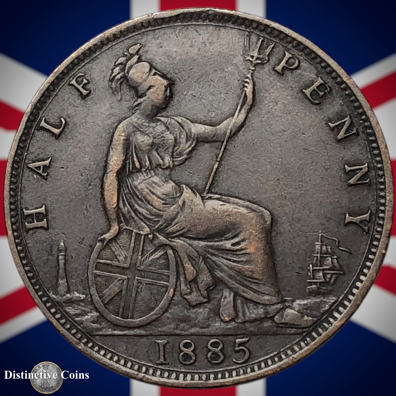 Great Britain 1885 Half Penny 1/2d GB5573