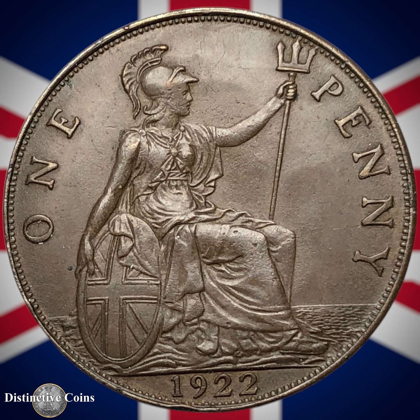 Great Britain 1922 Penny 1d GB7009