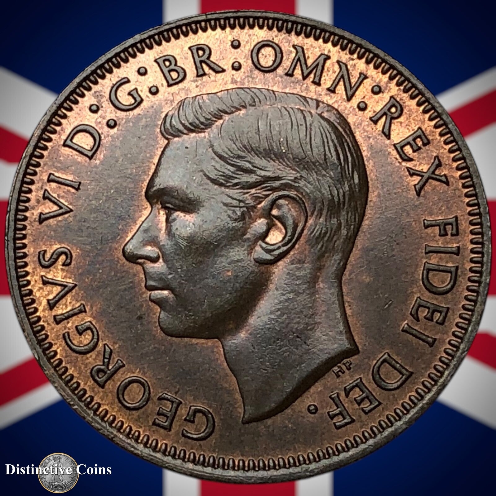 Great Britain 1951 Half Penny 1/2d GB6078