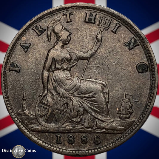 Great Britain 1888 Farthing 1/4d GB4262