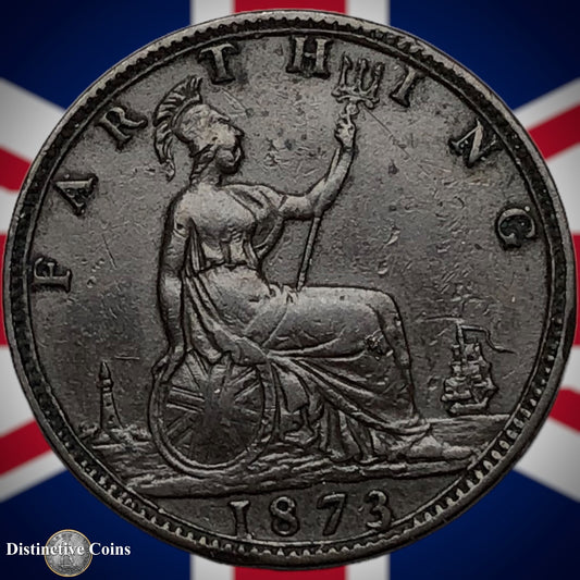 Great Britain 1873 Farthing 1/4d GB3688