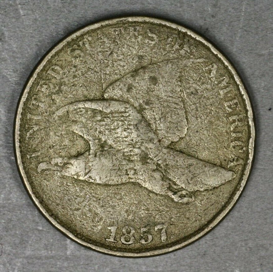 US 1857 Flying Eagle Penny  A3099
