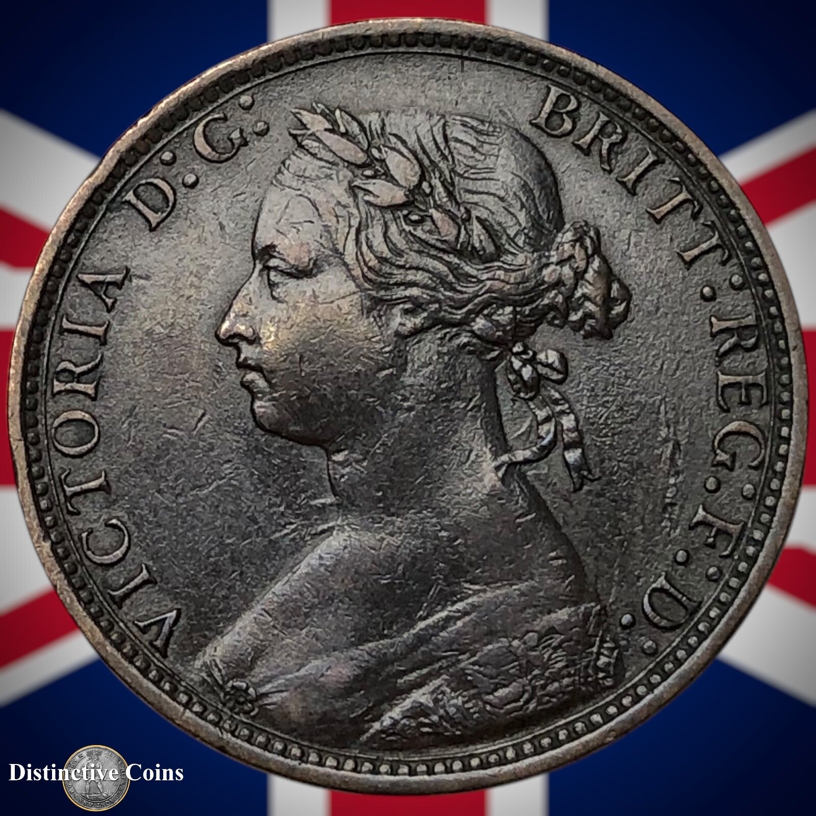 Great Britain 1876 H Half Penny 1/2d GB5522