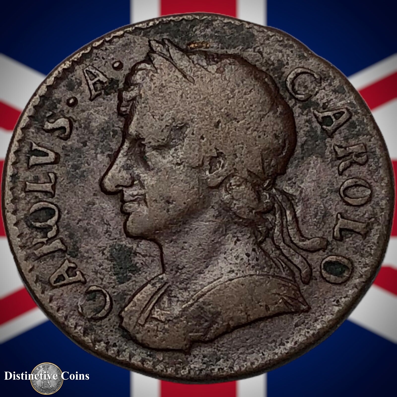 Great Britain 1675 Farthing 1/4d GB3148