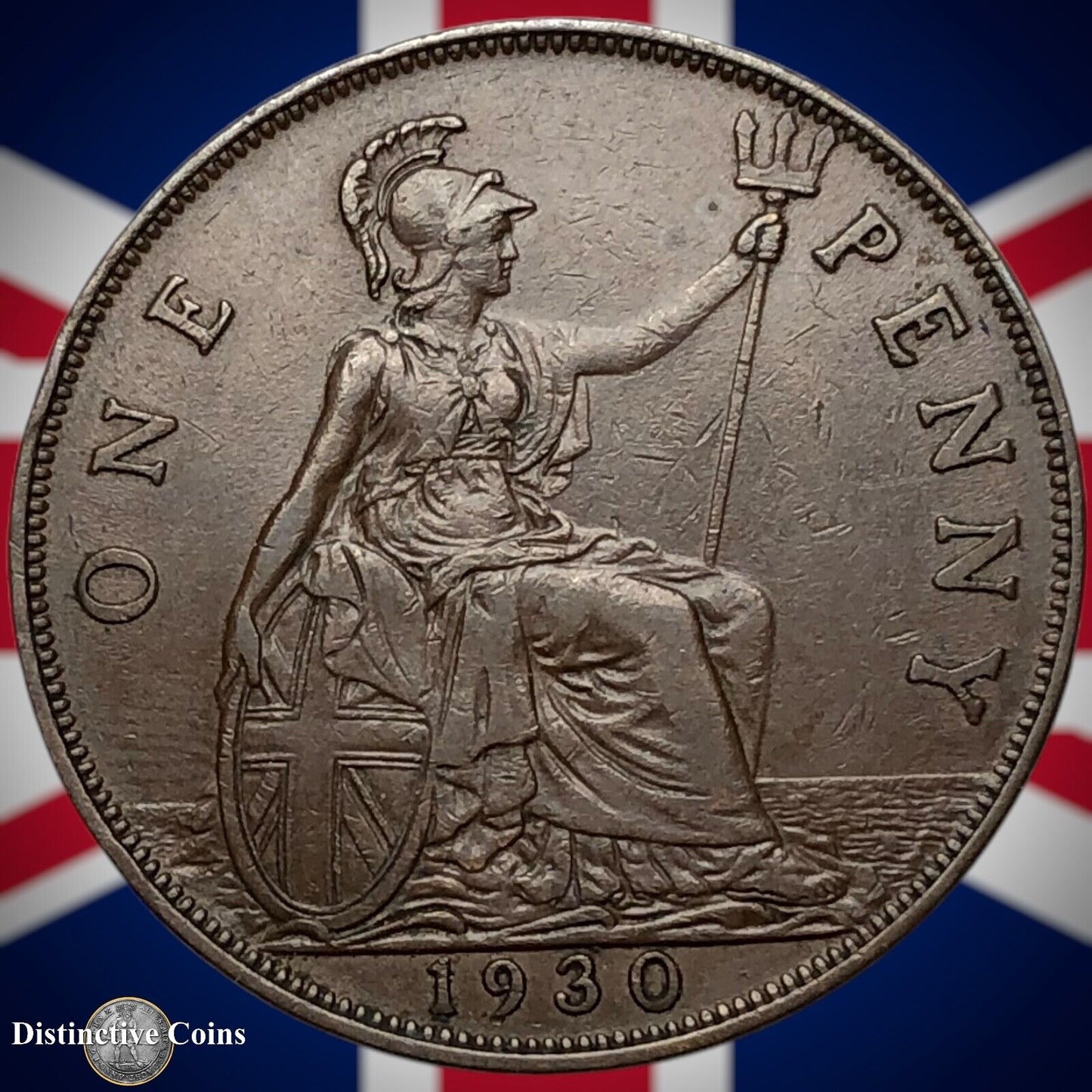 Great Britain 1930 Penny 1d GB7108