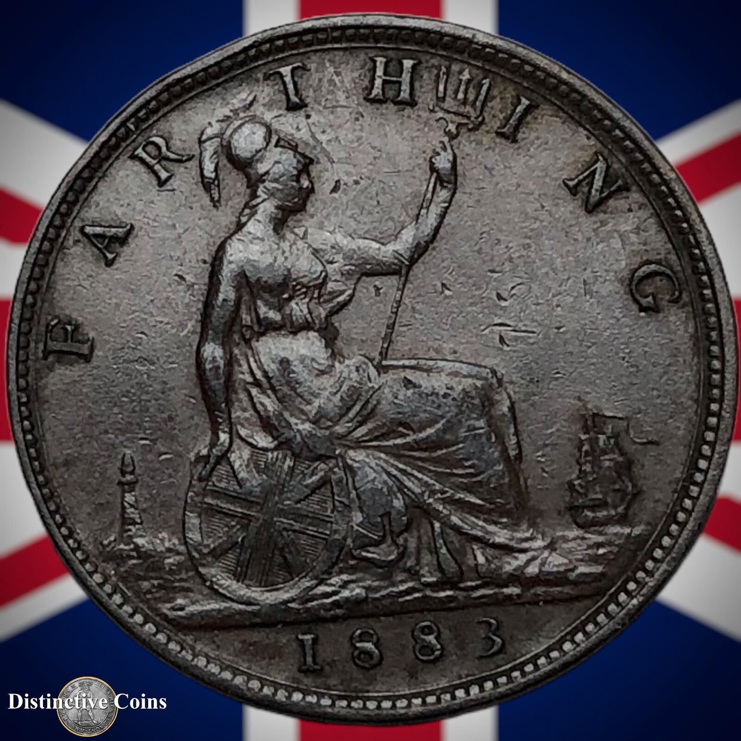 Great Britain 1883 Farthing 1/4d GB4056