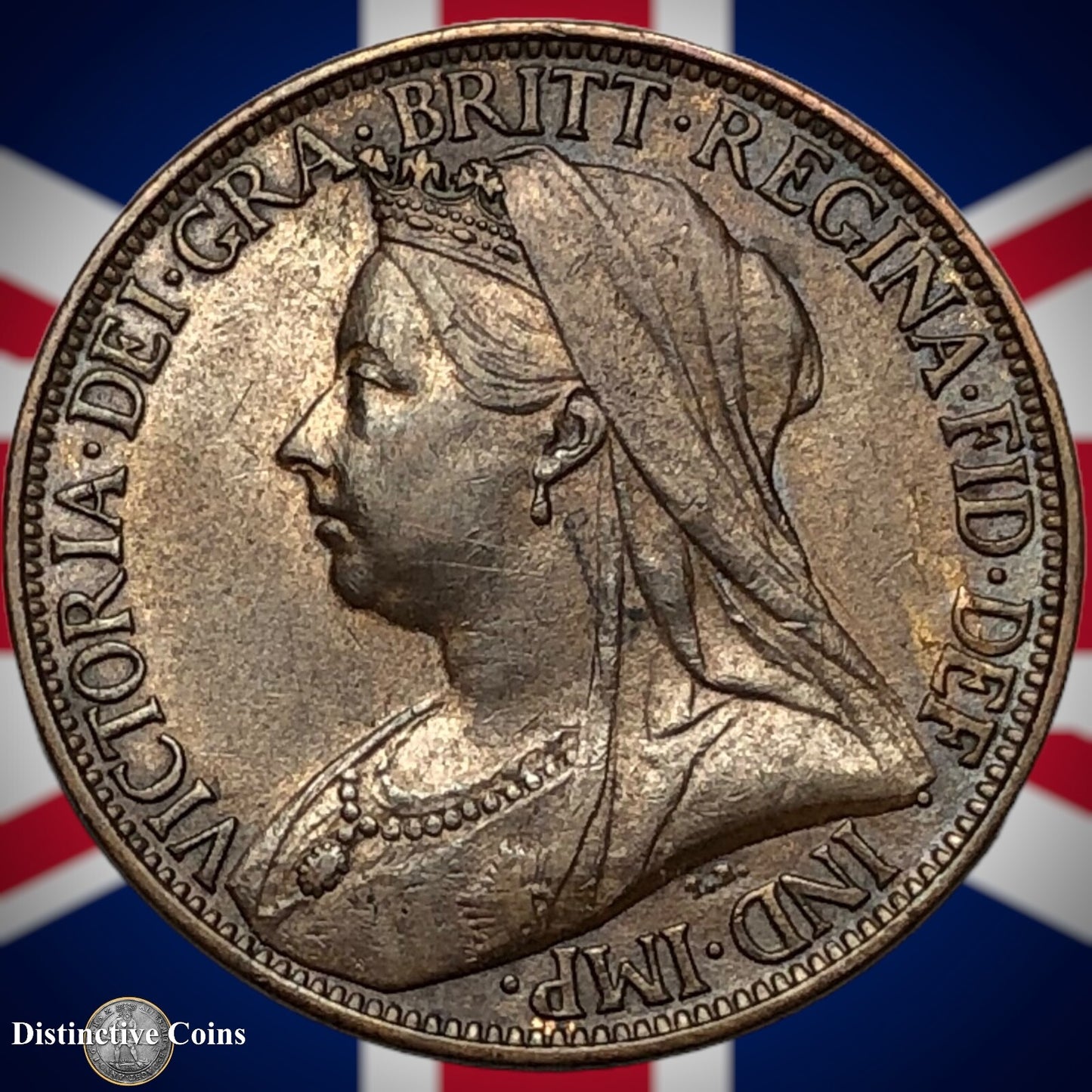 Great Britain 1901 Farthing 1/4d GB4488