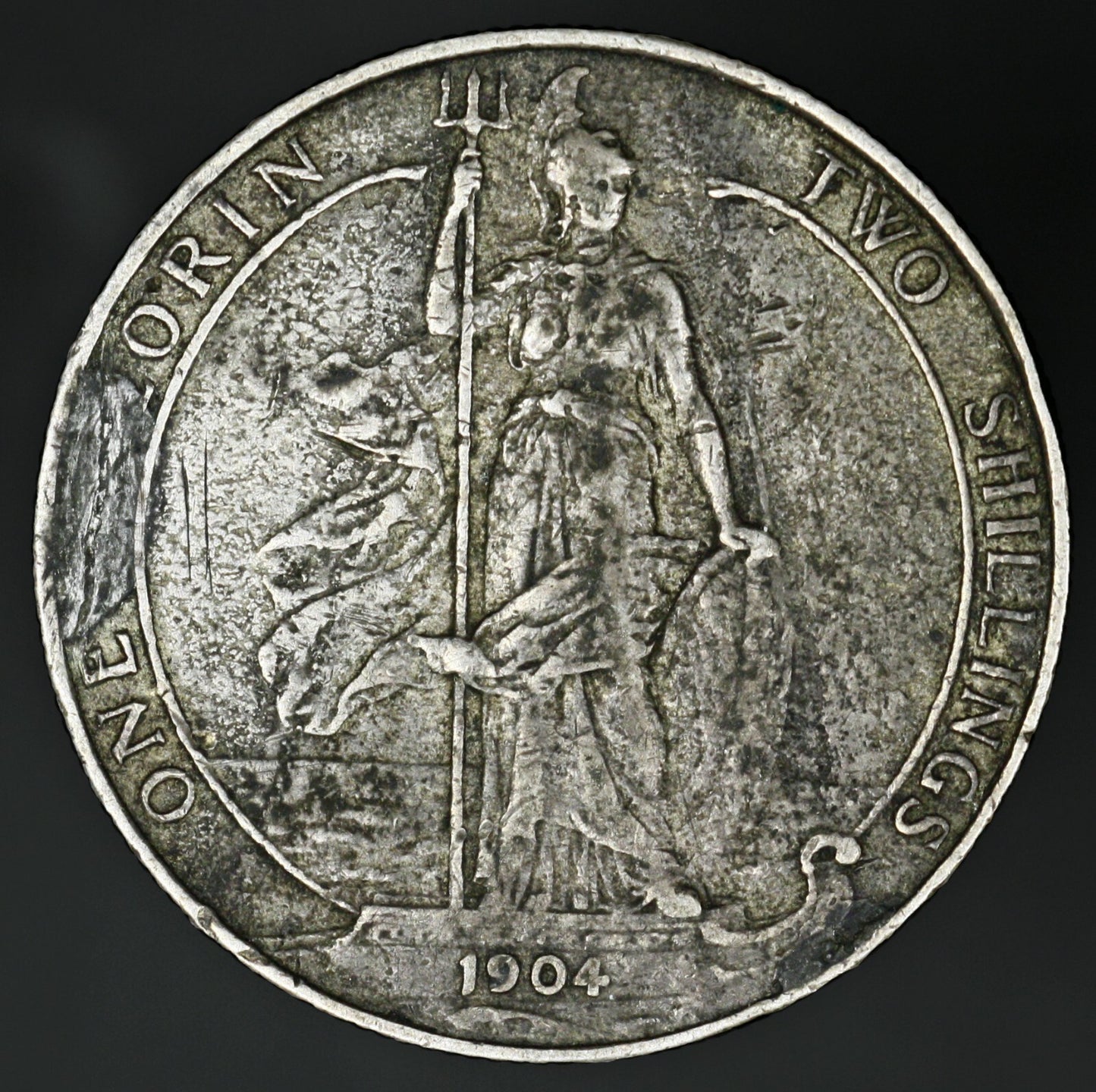 Great Britain 1904 Silver Florin VF A3273