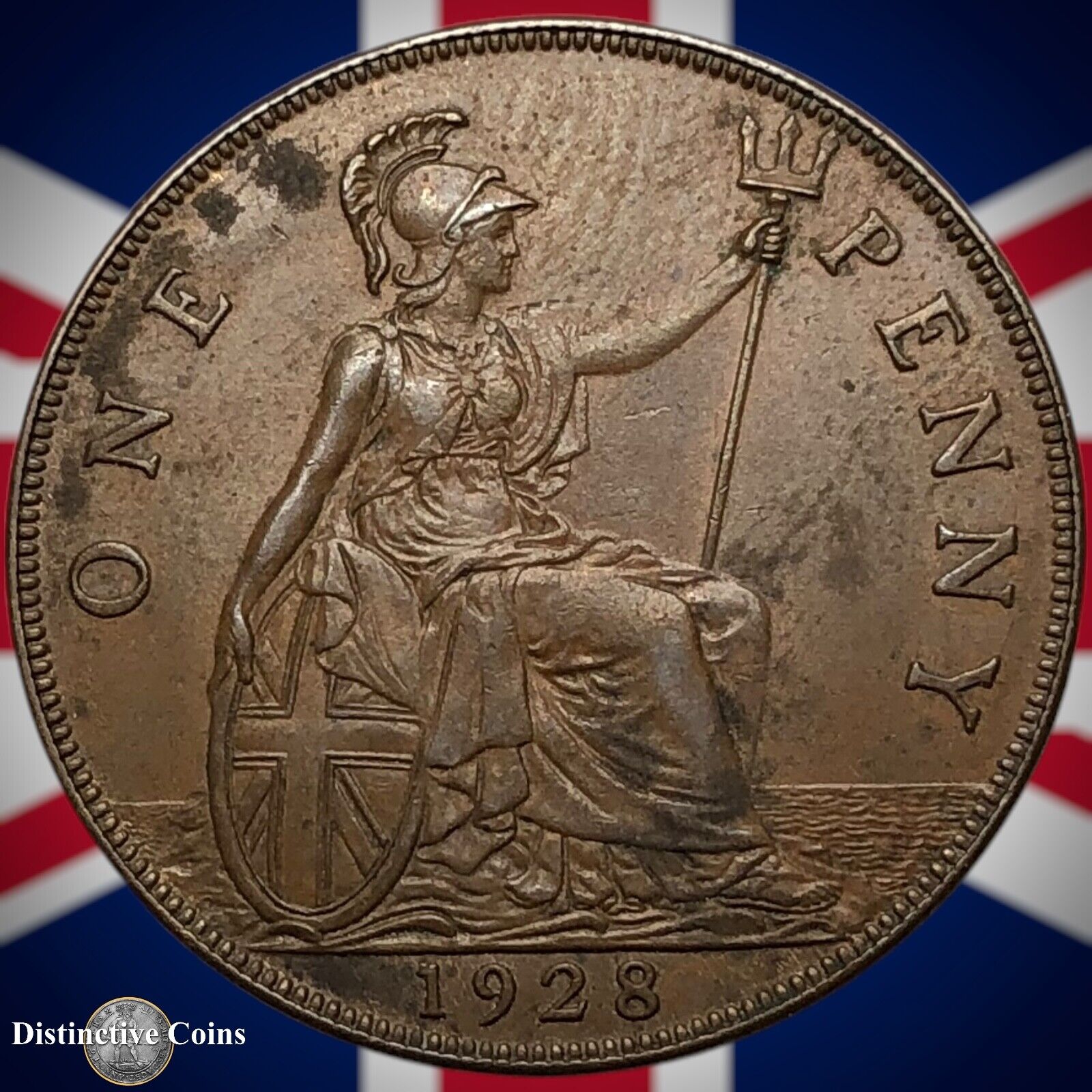 Great Britain 1928 Penny 1d GB7079