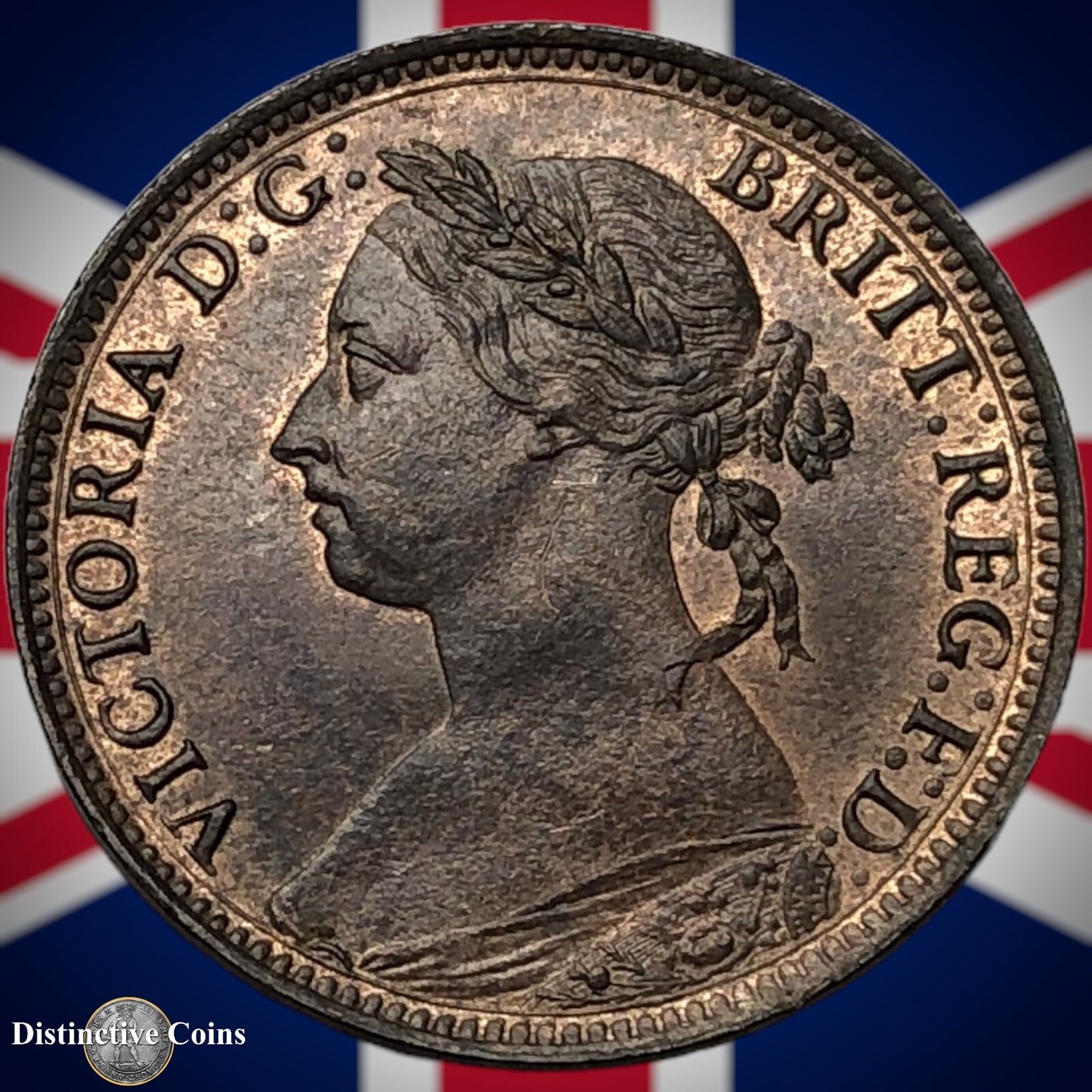 Great Britain 1885 Farthing 1/4d GB4178