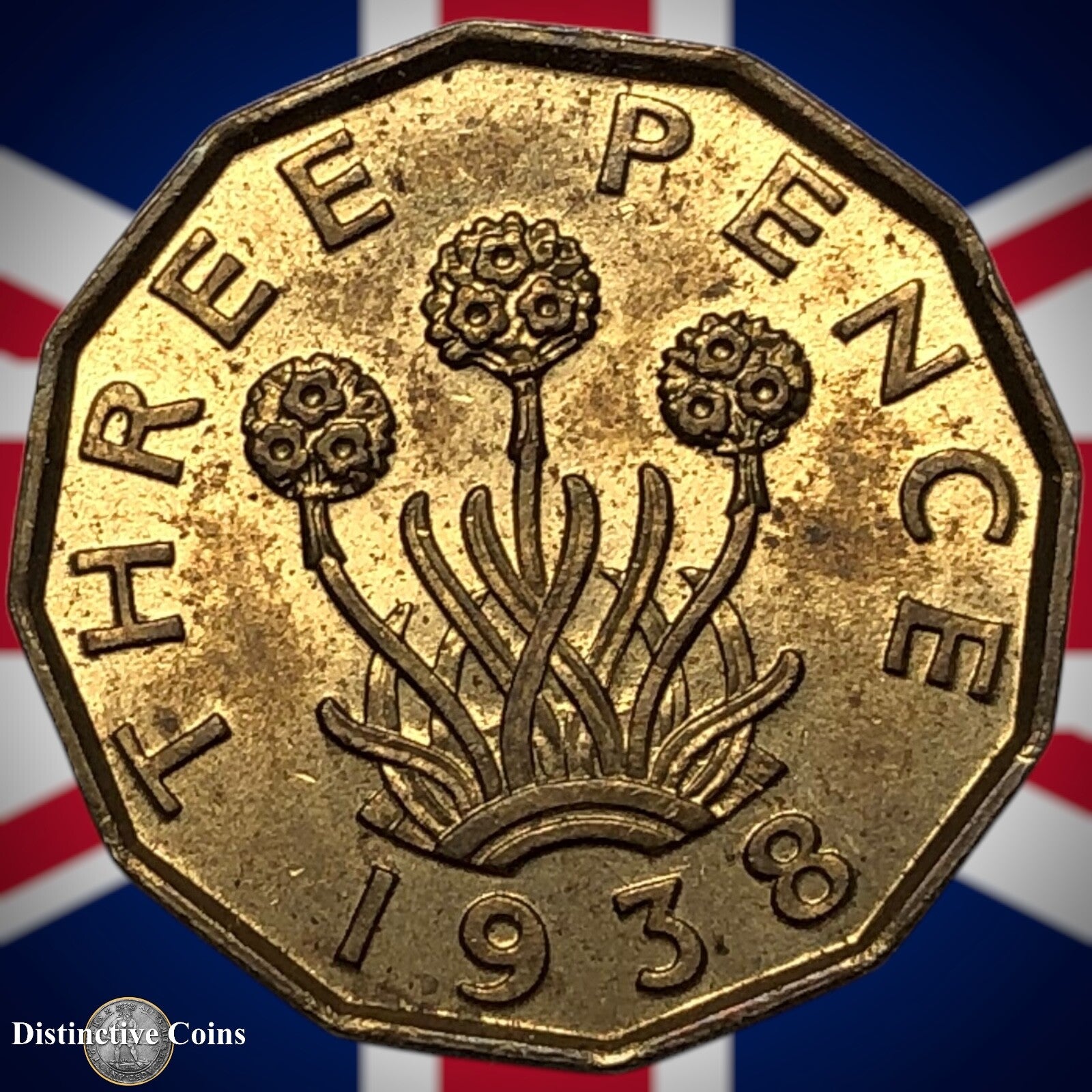 Great Britain 1938 Three Pence 3d GB7366