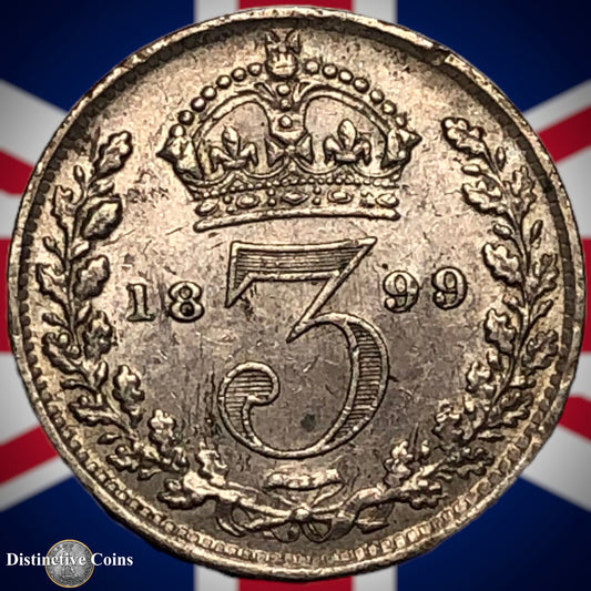 Great Britain 1899 Three Pence GB2063