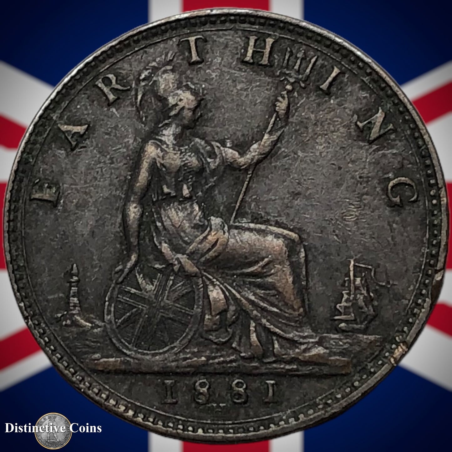 Great Britain 1881 H Farthing 1/4d GB3890