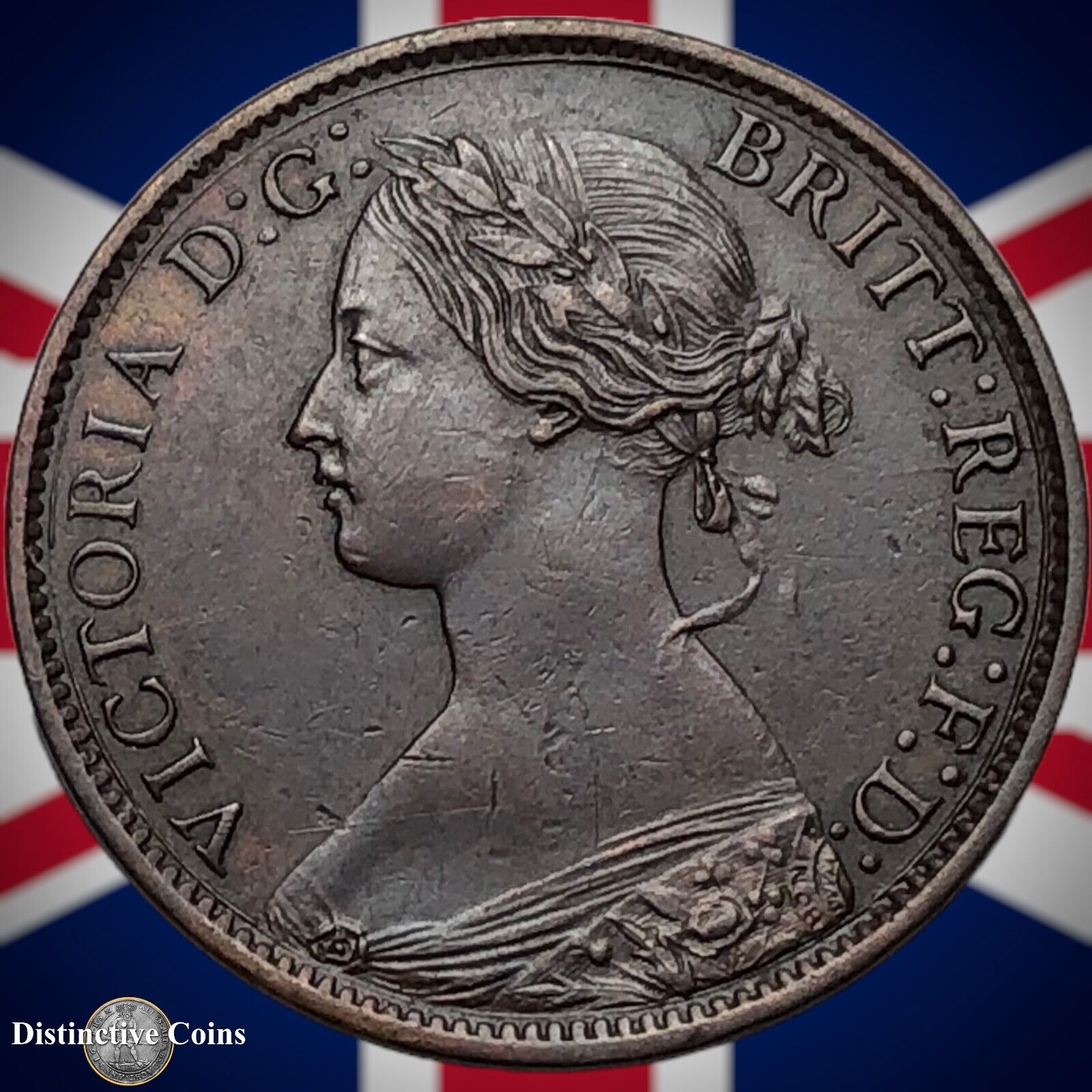 Great Britain 1869 Farthing 1/4d GB3643