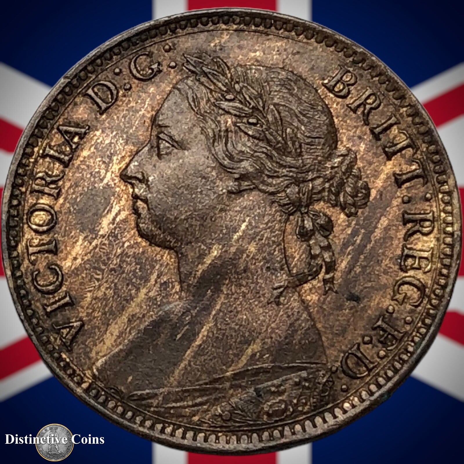 Great Britain 1888 Farthing 1/4d GB4267