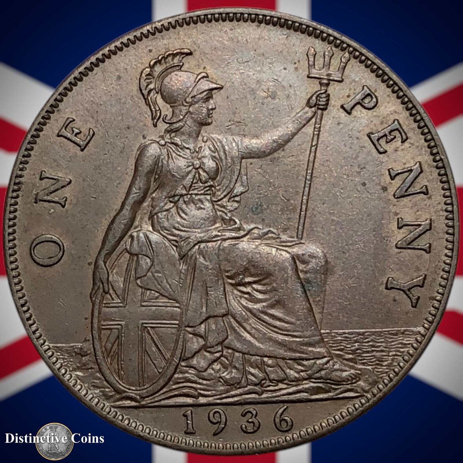 Great Britain 1936 Penny 1d GB7180