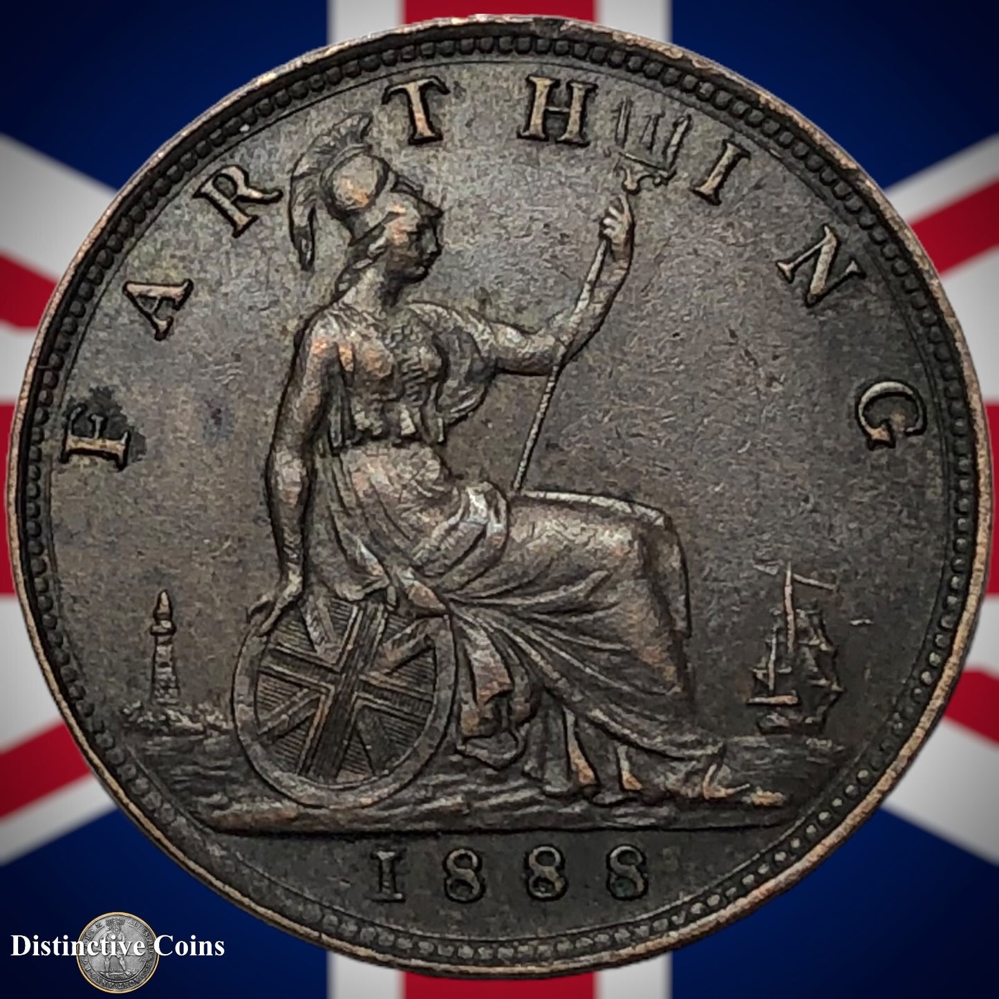 Great Britain 1888 Farthing 1/4d GB4257