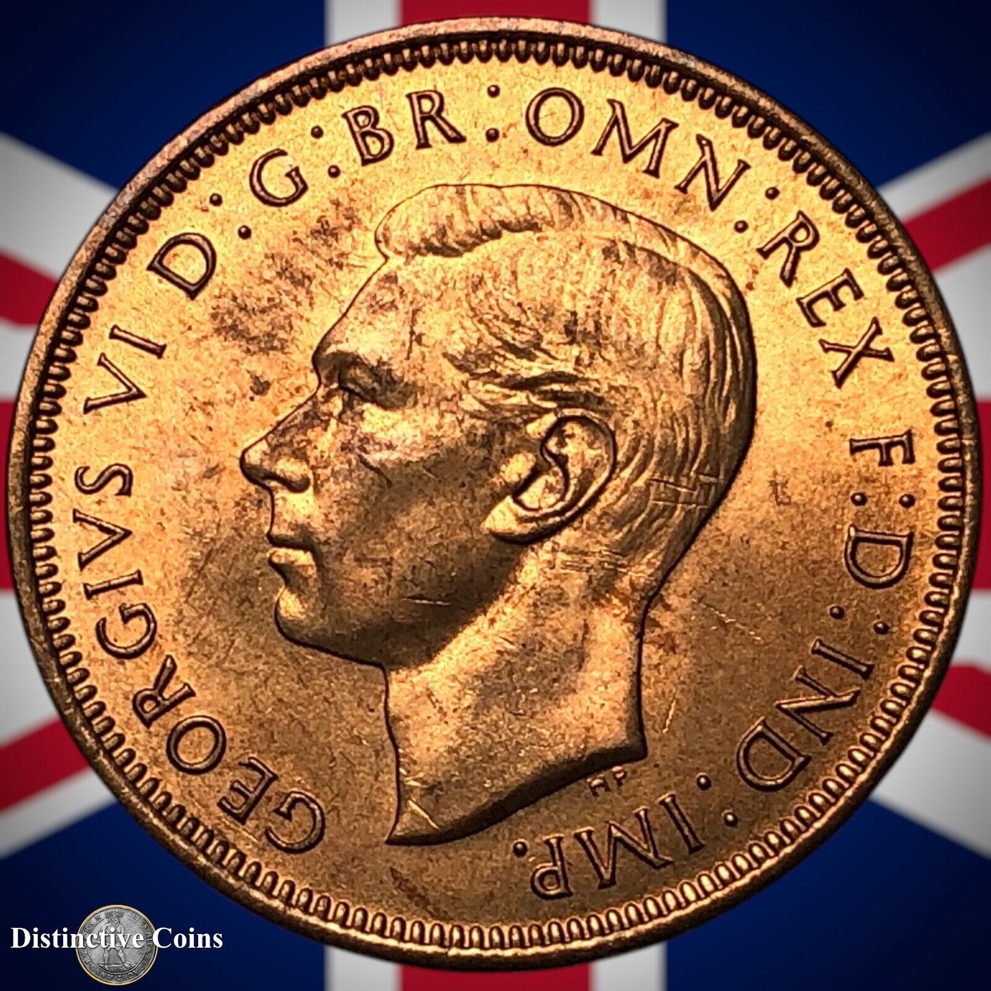 Great Britain 1947 Half Penny 1/2d GB6049