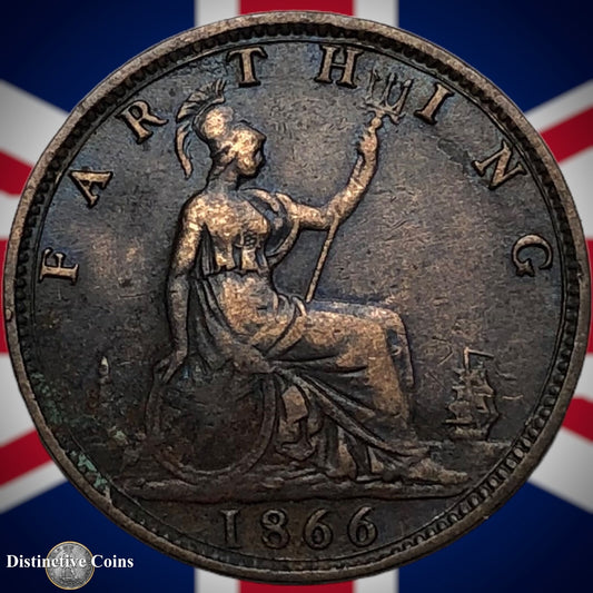 Great Britain 1866 Farthing 1/4d GB3557