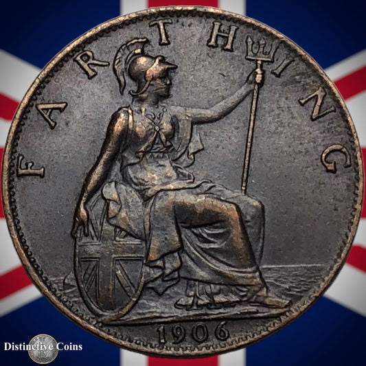 Great Britain 1906 Farthing 1/4d GB4588
