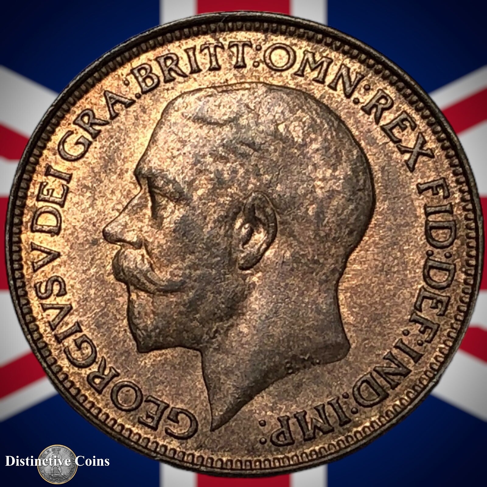 Great Britain 1924 Farthing 1/4d GB4805