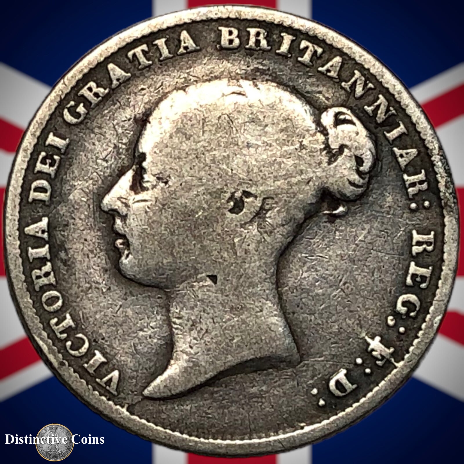 Great Britain 1845 Six Pence GB2590