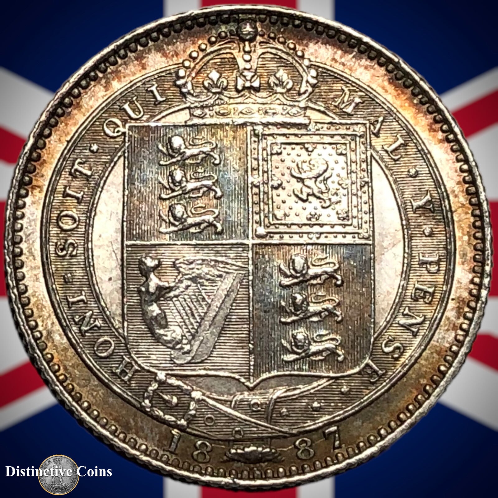 Great Britain 1887 British One Shilling GB0504